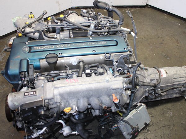 jdm-1997-2004-toyota-gs300-motor-at-ecu-2jzgte-vvti-30l-6-cyl-engine.jpg JDM 1997-2004 Toyota Gs300 Motor AT ECU 2JZGTE-VVTI 3.0L 6 Cyl Engine - Image 1