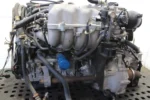 JDM 1998-2002 Honda Accord Motor Transmission F23A 2.3L 4 Cyl Engine - Image 3